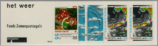 1990 Postzegelboekje no.40, Het Weer - Click Image to Close